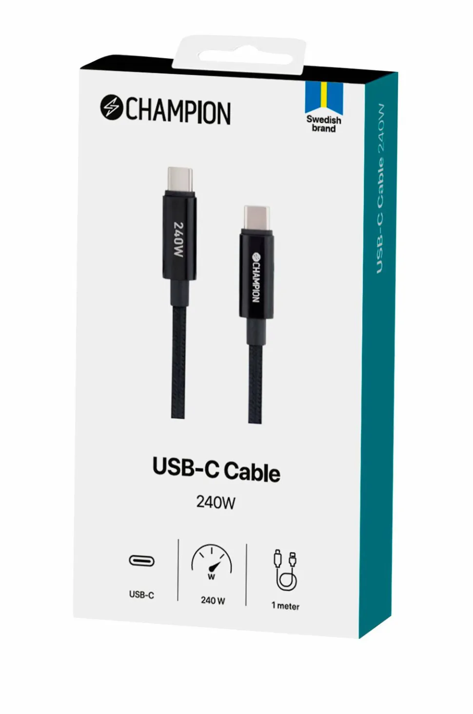 Champion Nordic USB-C kabel 240W 1m
