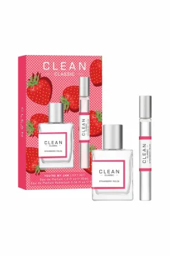 CLEAN Giftbox Classic Strawberry Fields Duo Edp 30 Ml + Rollerball 10 Ml