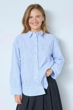 co’couture Skjorte XavierCC Stripe Flower