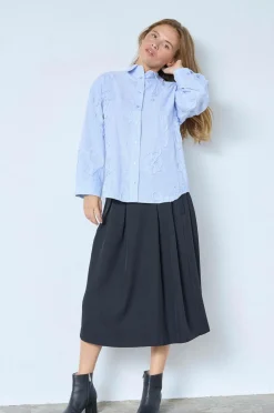 co’couture Skjorte XavierCC Stripe Flower