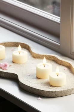 DeluxeHomeart LED fyrfadslys 6x4,5 cm 2 stk.