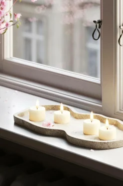 DeluxeHomeart LED fyrfadslys 6x4,5 cm 2 stk.