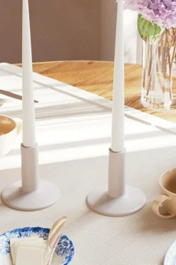 DeluxeHomeart LED Keglelys skinnende 2,2x28 cm 2 stk.