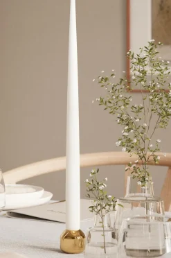 DeluxeHomeart LED Taper Candle Shiny 2,2x38 cm 2 stk.