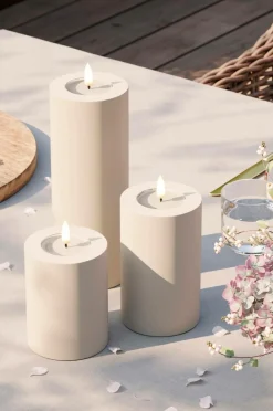 DeluxeHomeart LED udendørs bloklys 7,5x15 cm