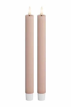 DeluxeHomeart LED-kronelys 2,2x24 cm 2 stk.