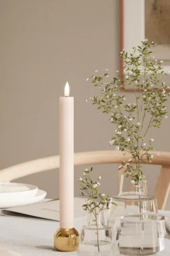 DeluxeHomeart LED-kronelys 2,2x24 cm 2 stk.