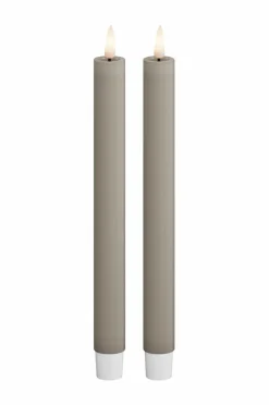 DeluxeHomeart LED-kronelys 2,2x24 cm 2 stk.