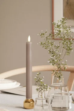 DeluxeHomeart LED-kronelys 2,2x24 cm 2 stk.