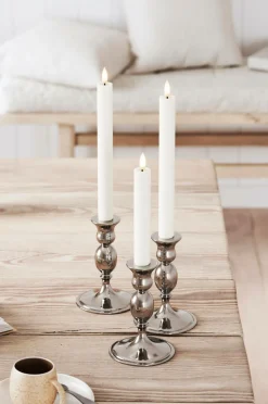 DeluxeHomeart LED-kronelys 2,2x24 cm 2 stk.