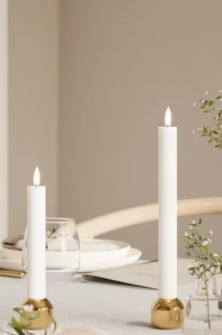 DeluxeHomeart LED-kronelys 2,2x24 cm 2 stk.