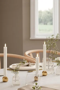 DeluxeHomeart LED-kronelys 2,2x24 cm 2 stk.