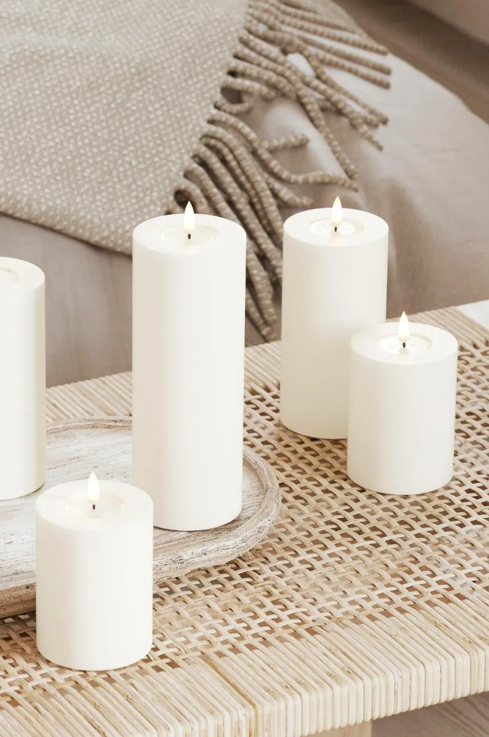 DeluxeHomeart LED-søjlelys 7,5x10 cm