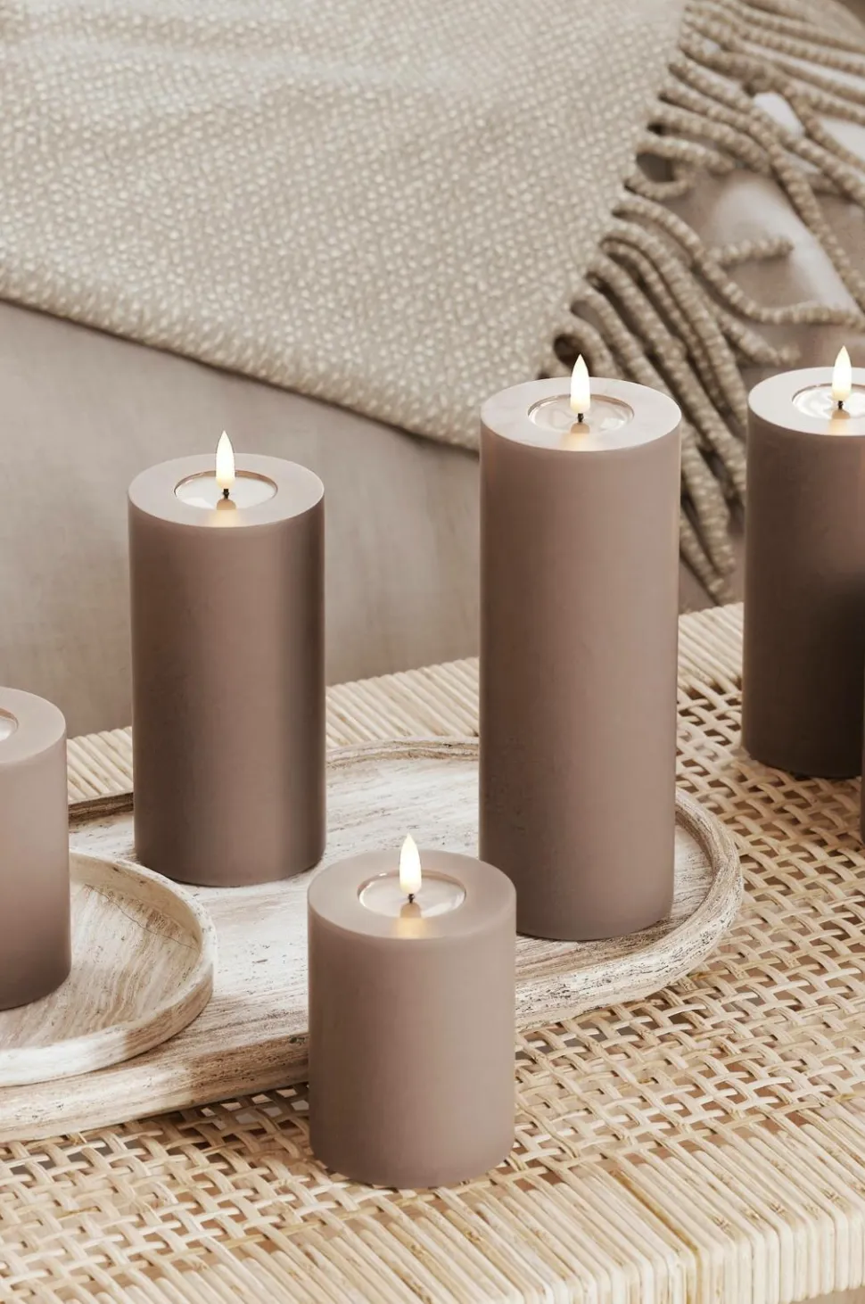 DeluxeHomeart LED-søjlelys 7,5x10 cm