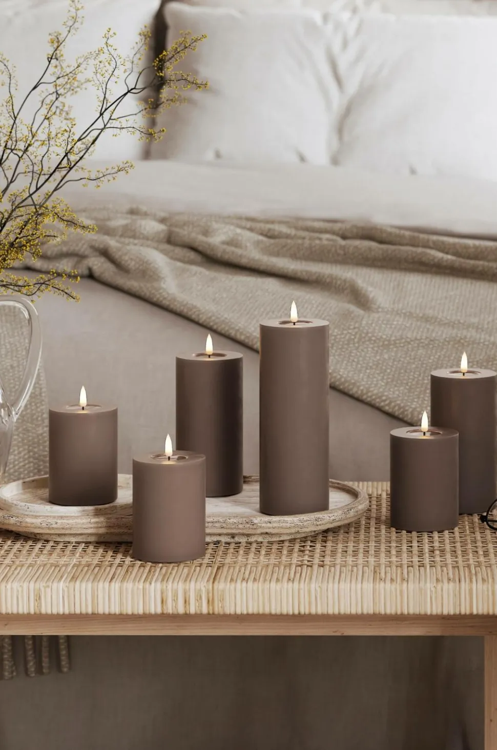 DeluxeHomeart LED-søjlelys 7,5x10 cm