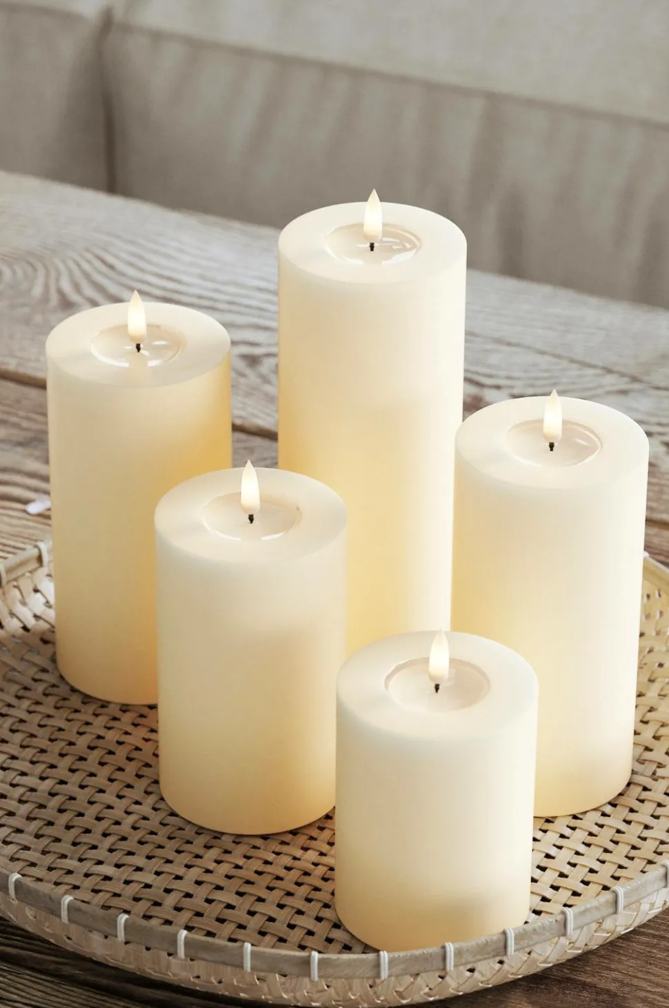 DeluxeHomeart LED-søjlelys 5x15 cm