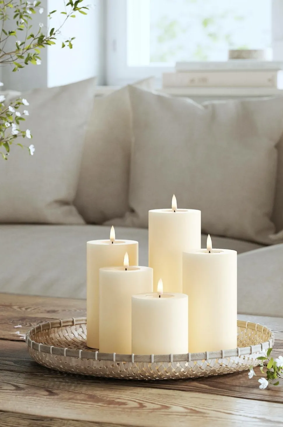 DeluxeHomeart LED-søjlelys 5x15 cm