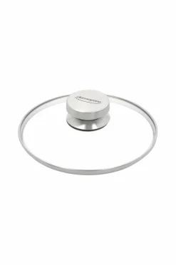 Demeyere Låg 18 cm, glas med stålknop