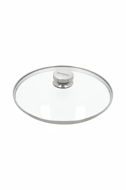 Demeyere Låg 28 cm, glas med stålknop