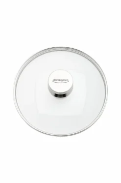 Demeyere Låg 28 cm, glas med stålknop