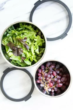 Dorre Skål Belle 2 stk. med gennemsigtigt låg