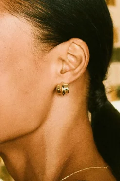 Edblad Øreringe Barre Hoops S Gold