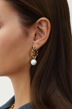 Edblad Øreringe Lexie Hoops Gold