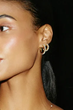 Edblad Øreringe Lilo Hoops L Gold