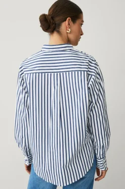 Ellos Collection Afslappet skjorte i bomuldspoplin