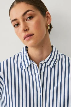 Ellos Collection Afslappet skjorte i bomuldspoplin