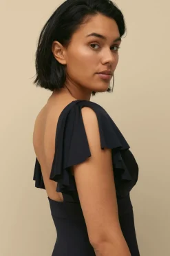 Ellos Collection Badedragt med korte flæseærmer