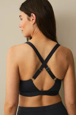 Ellos Collection Blød bikinitop med krydset ryg