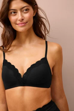 Ellos Collection Blød BH med blondedetaljer