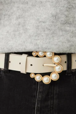 Ellos Collection Bælte med dekorative perler