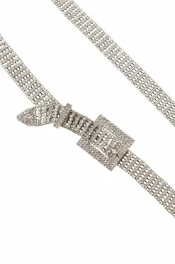 Ellos Collection Bælte med rhinstene