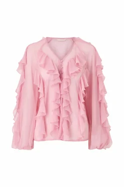 Ellos Collection Bluse med volanter