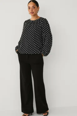 Ellos Collection Bluse med ballonærme