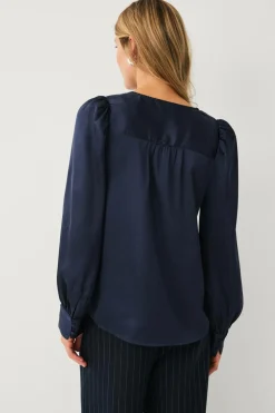 Ellos Collection Bluse i satin