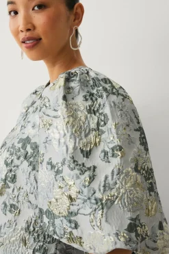 Ellos Collection Bluse med ballonærmer