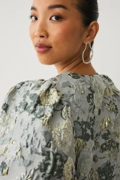 Ellos Collection Bluse med ballonærmer