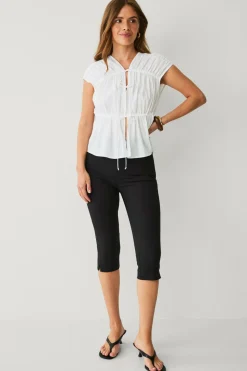 Ellos Collection Bluse med snørebånd