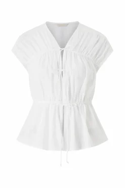 Ellos Collection Bluse med snørebånd