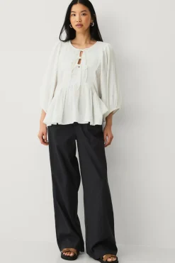 Ellos Collection Bluse i musselin