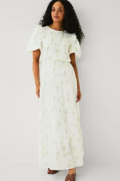 Ellos Collection Bluse med ballonærmer