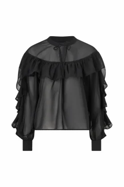 Ellos Collection Bluse med volanter