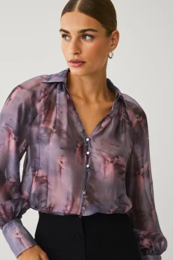Ellos Collection Bluse med pufærmer
