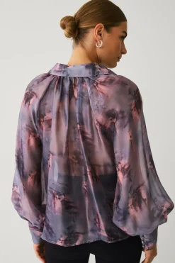 Ellos Collection Bluse med pufærmer