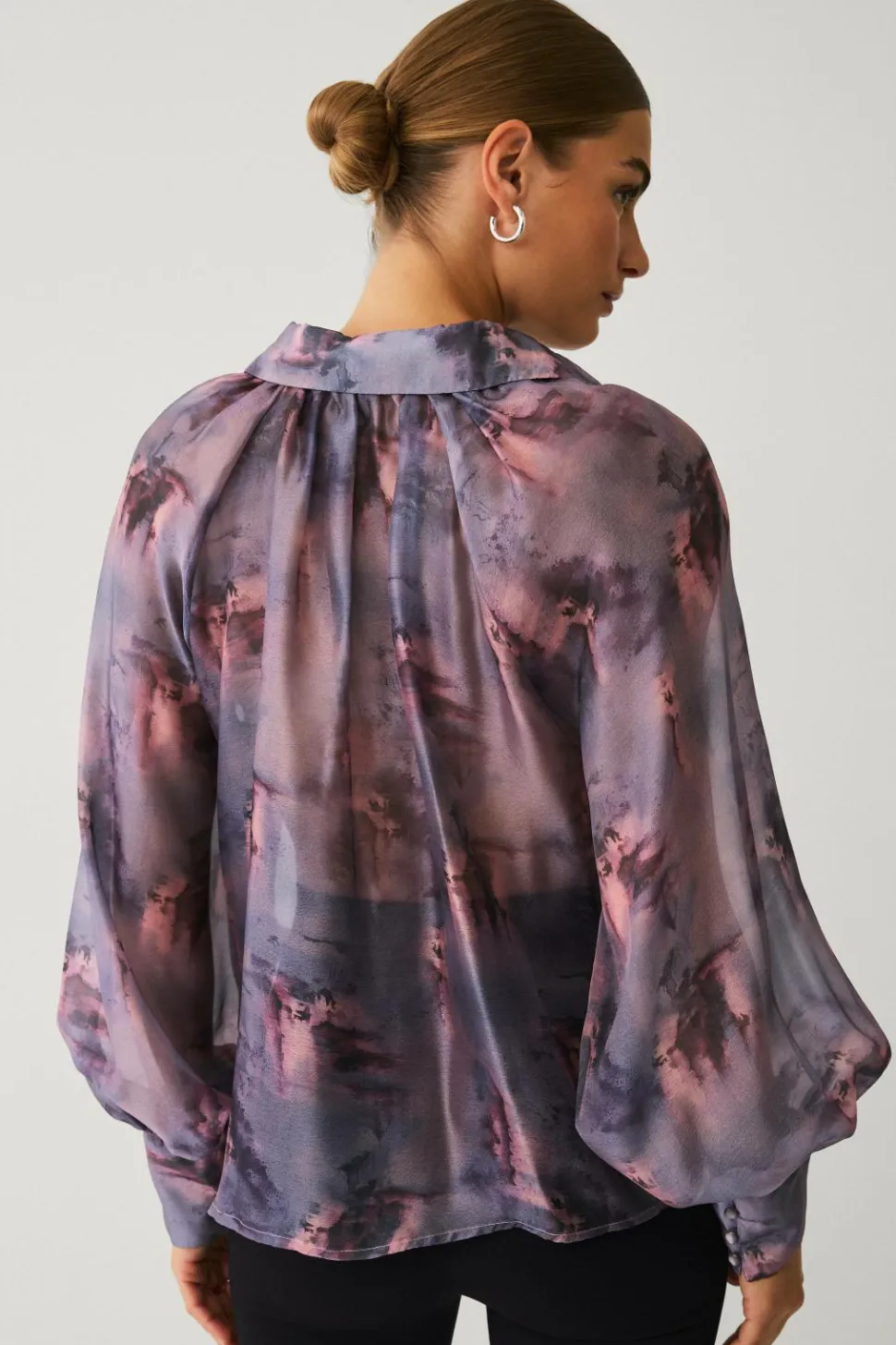 Ellos Collection Bluse med pufærmer