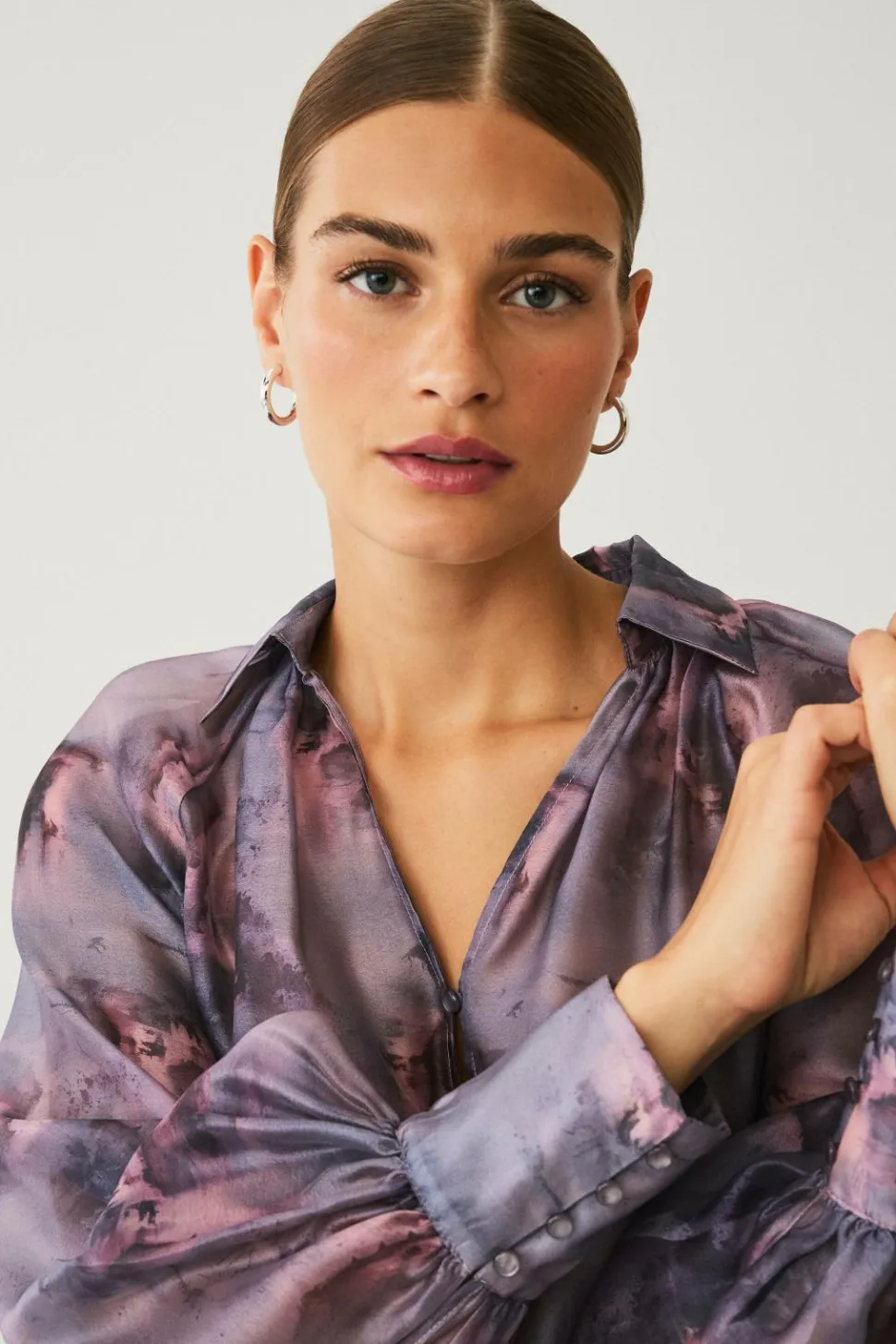 Ellos Collection Bluse med pufærmer