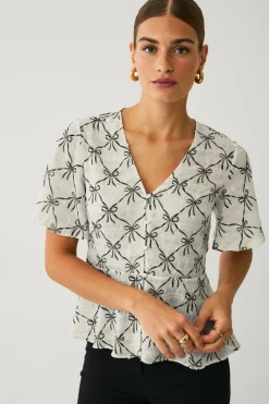 Ellos Collection Bluse med knapper